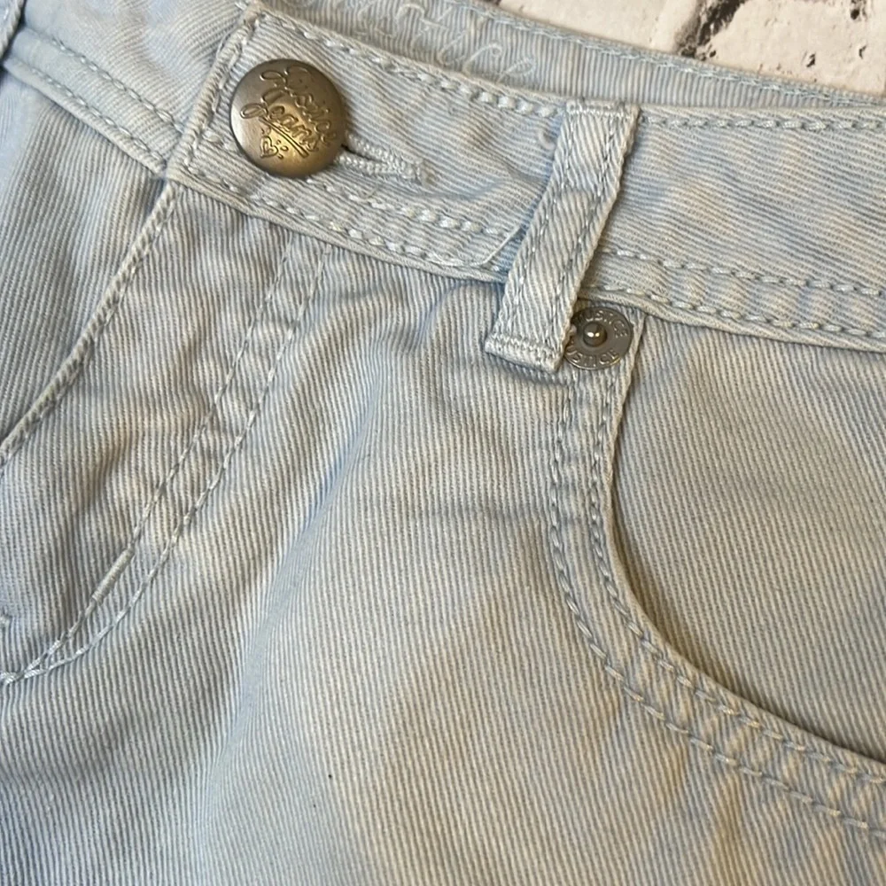 Justice Premium Light Wash Denim Shorts 14 R